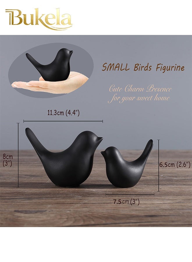 كيلا تماثيل حيوانات صغيرة للديكور المنزلي على الطراز الحديث زخارف سوداء لغرفة المعيشة وغرفة النوم وسطح المكتب والخزائن... - Image 4